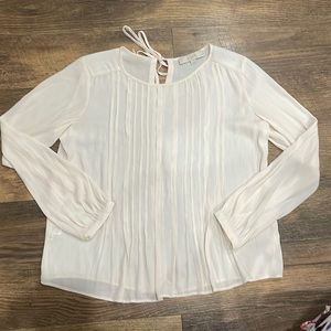 Loft long sleeve petite blouse